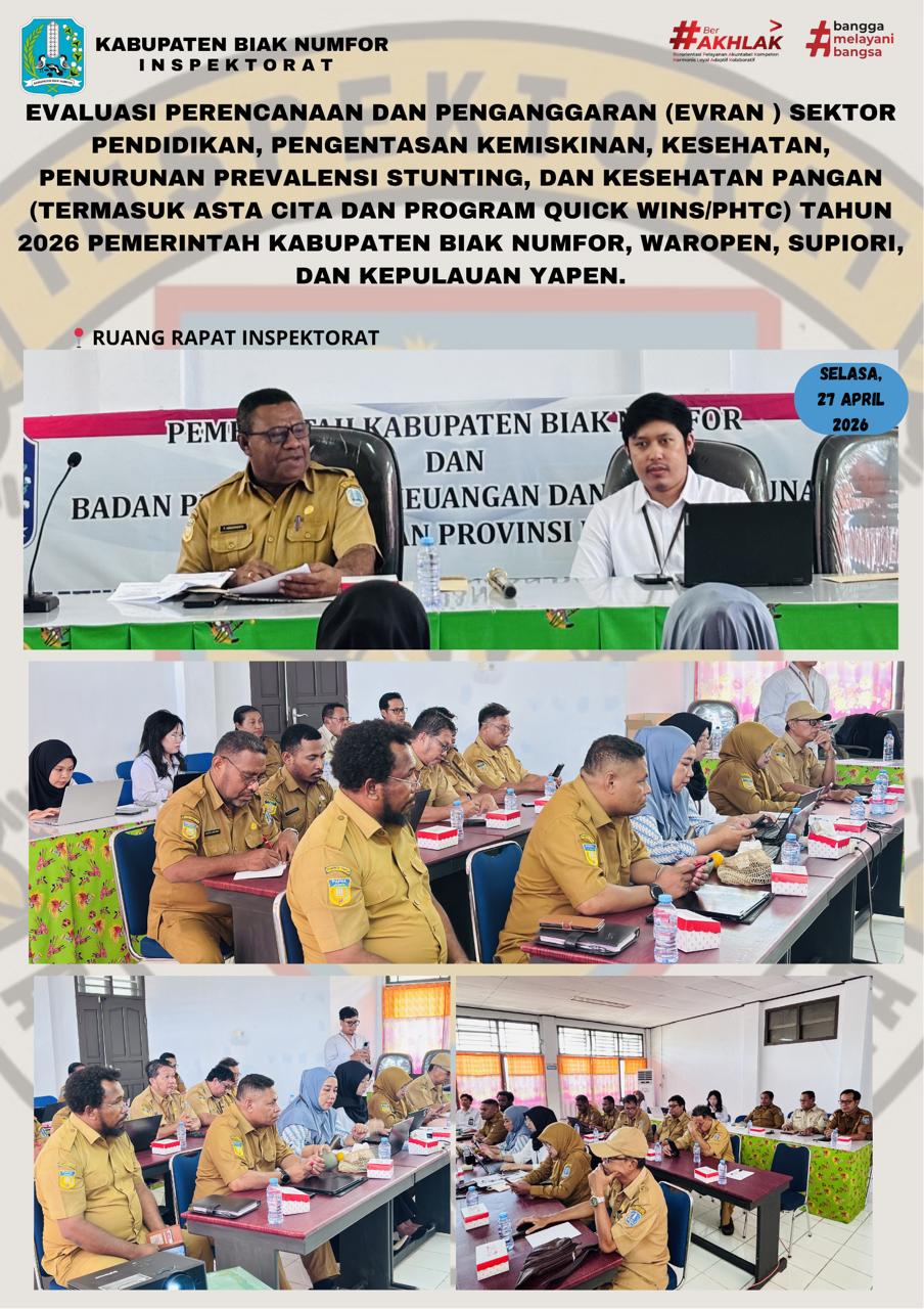 Evaluasi Perencanaan dan Penganggaran (EVRAN) Tahun 2026